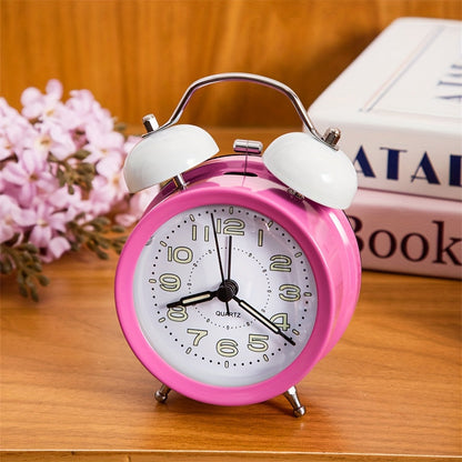 ChimeVintage Alarme - Réveil Classique avec Lampe de Nuit LED