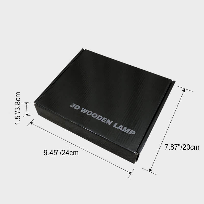 Lampe nocturne dinosaure en bois