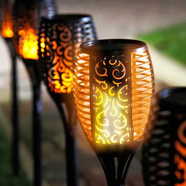 Floroux | Torche de jardin LED solaire étanche