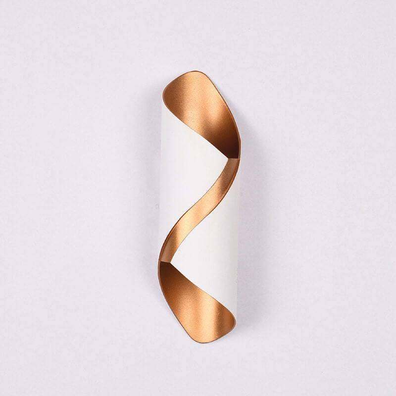 Floroux Applique LED Double Face | Design Spiral Nordique | Projecteur en Aluminium | Éclairage Moderne