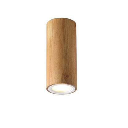 Floroux Design Nordic LED Plafonnier | Effet Bois | Monté Encastré | Blanc Chaud ou Blanc Froid | Éclairage Élégant pour la Maison