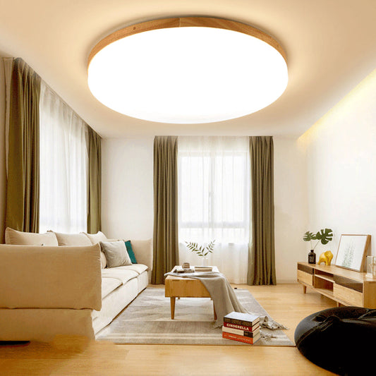 Plafonnier rond LED Floroux en acrylique