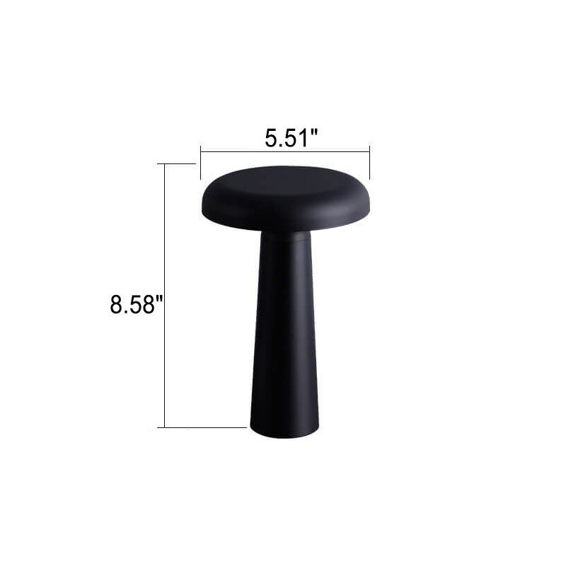 Lampe de table à LED USB en forme de soucoupe volante tournante