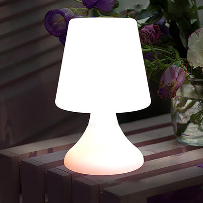 Lampe en forme de coupelle pour patio extérieur
