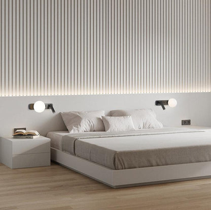 Floroux - Élégante lampe de lune d'ambiance applique