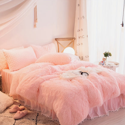 Ensemble de housse de couette en velours luxueux pour un confort ultime