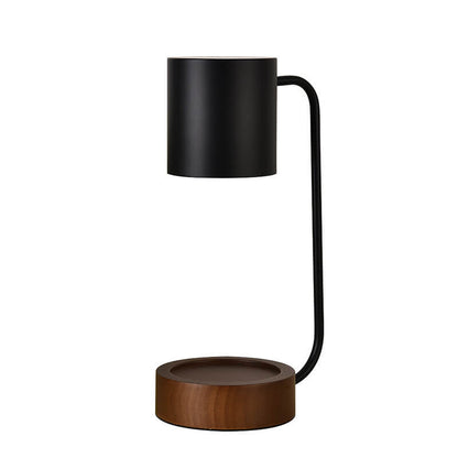 Floroux Lampe de table en bois | Dimmable | Fonction minuterie | Effet de cire | Design moderne