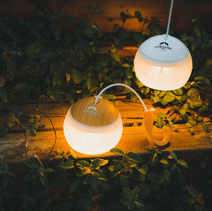 Floroux LED camping lamp minimalist | Rechargeable via USB | Portable and hanging | 3/4 brightness levels | Outdoor light