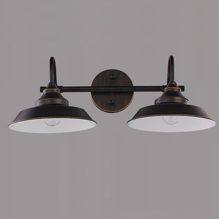 Floroux Applique Murale Industrielle Vintage | Design en Fer | 1/2-flamme | Ambiance Rustique