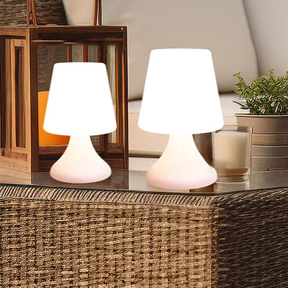 Lampe en forme de coupelle pour patio extérieur