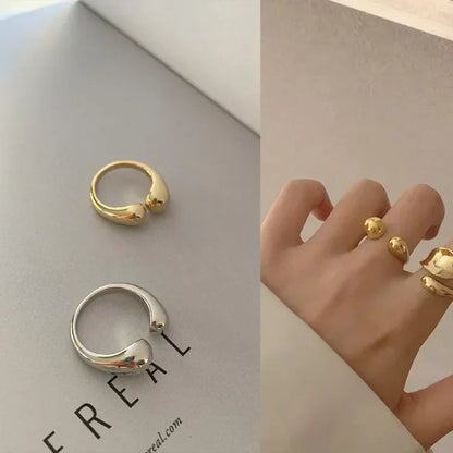 Bague minimaliste réglable élégante - Elise