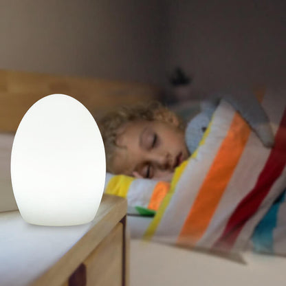 Lampe d'éclairage LED décorative à œuf RGB changeant de couleur