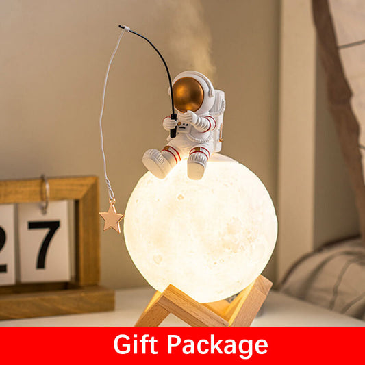 Floroux humidifier and night light | Astronaut design | LED light and room climate optimization
