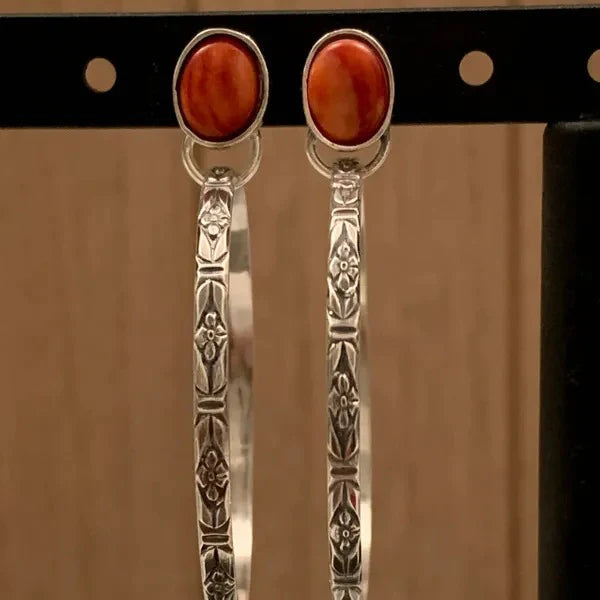 Boucles d'oreilles Nalani Onyx inspirées du vintage charmant dans un style boho