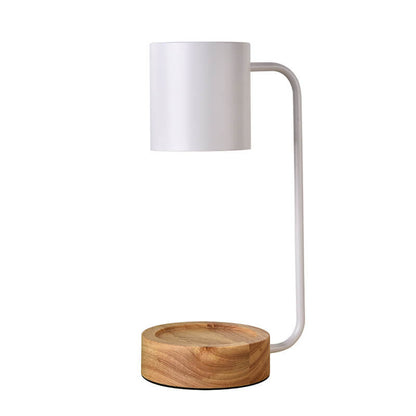 Floroux Lampe de table en bois | Dimmable | Fonction minuterie | Effet de cire | Design moderne