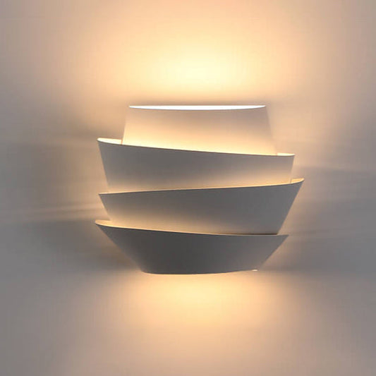Floroux Lampe murale scandinave à double éclairage | Design moderne | Idéal pour le salon et la chambre