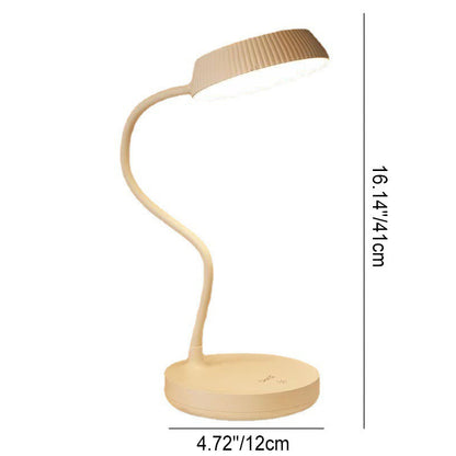 Floroux Lampe de Table LED Minimaliste | Chargement USB | Protection des Yeux | Contrôle Tactile | Design Moderne