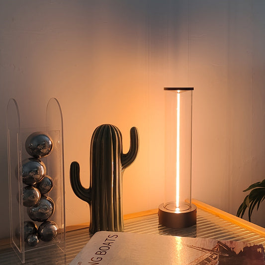 TouchGlow – Lampe de table LED sans fil avec port de charge
