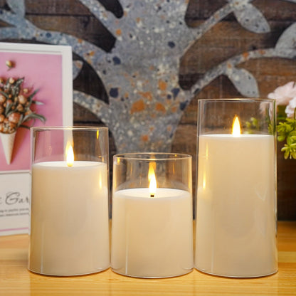 FlamelessGlow - Ensemble de Bougies LED Magiques avec Télécommande