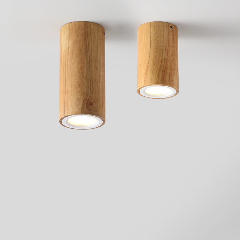 Floroux Design Nordic LED Plafonnier | Effet Bois | Monté Encastré | Blanc Chaud ou Blanc Froid | Éclairage Élégant pour la Maison