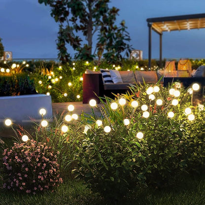 Floroux Firefly Solar LED Lamp Outdoor | Waterproof Lawn Lighting | Decorative Solar Lamp