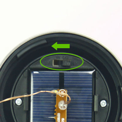 Floroux Solar Garden Light | Lampe à tête ronde LED colorée | Solaire | Lumière de paysage pour pelouses et allées