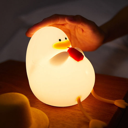 Lampe de nuit LED en silicone Duck