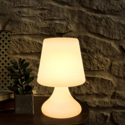 Lampe en forme de coupelle pour patio extérieur