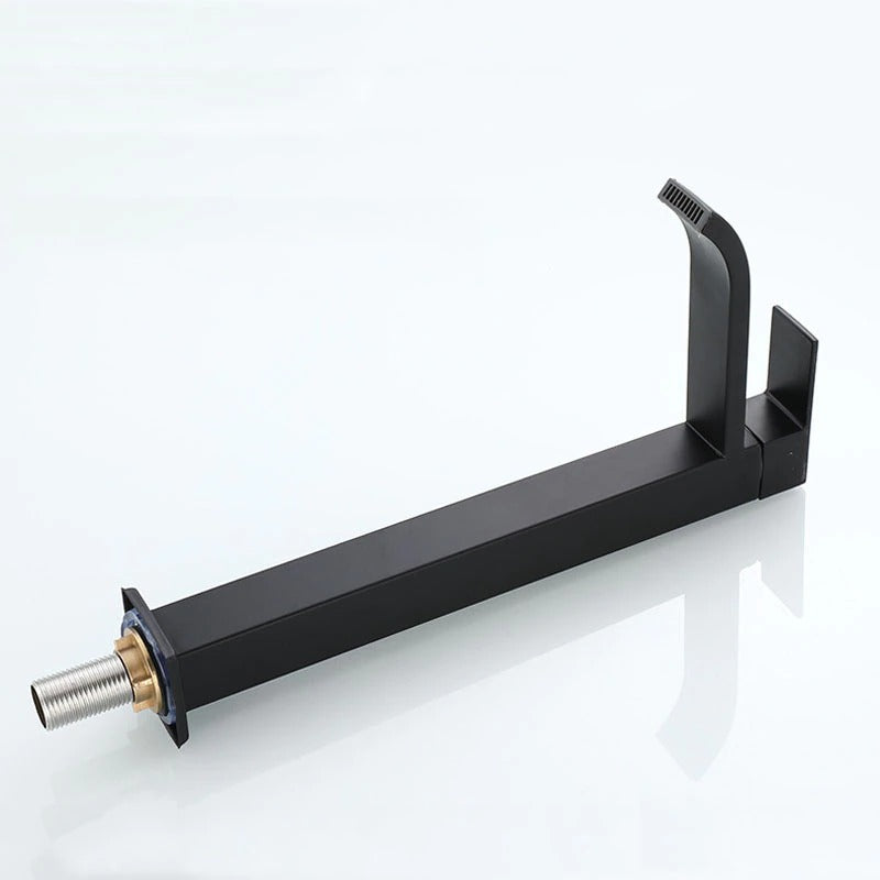 Cold Water Tap Matt Black Floroux | Single Tap for Sink Installation | Modern Design | Rust Resistant