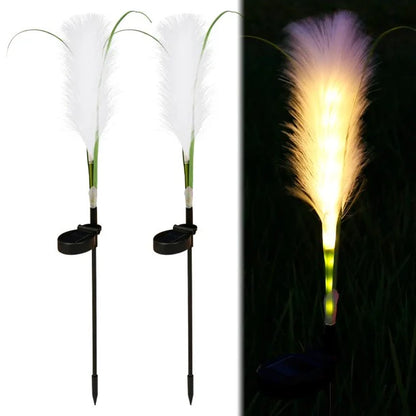 Floroux Lampe de jardin en osier décoratif