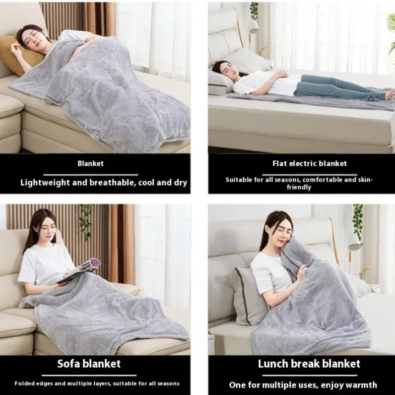 Floroux - Couverture chauffante électrique imperméable confortable