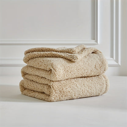 CozyWrap – Luxe Sherpa Fleece Couverture pour les Jours d'Hiver