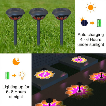 LumiLuxe - Lampe de jardin LED solaire moderne