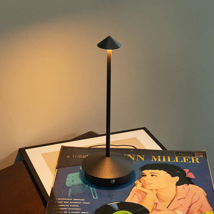 Floroux - Lampe de table sans fil slim et portable avec luminosité réglable