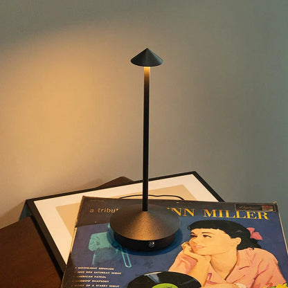 Floroux - Lampe de table sans fil slim et portable avec luminosité réglable