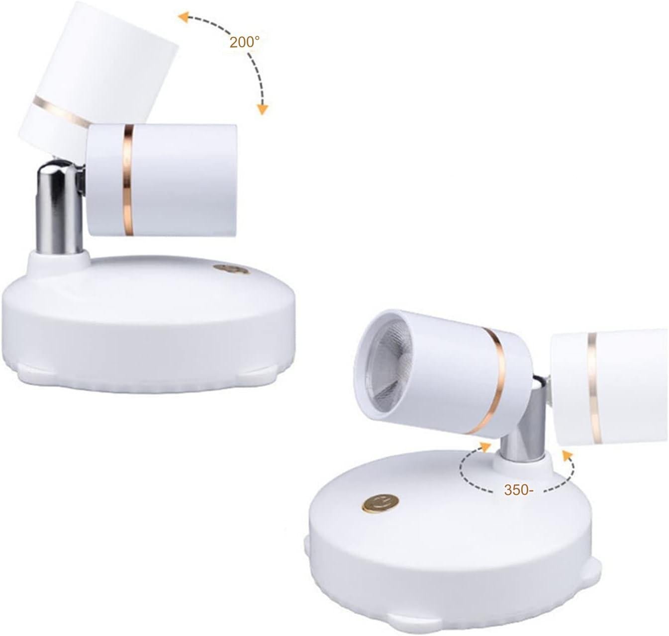 Floroux - Lampe de poche LED sans fil, rechargeable et lampe de bureau avec télécommande