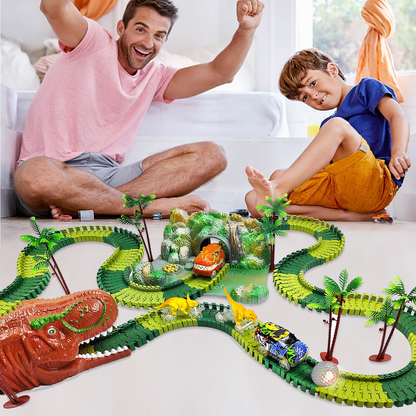 DinoExpress Train Set – Ensemble de jeu aventureux pour les enfants
