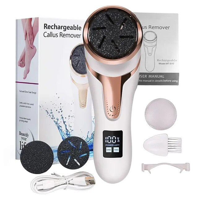 CallusCare - Appareil de soin rechargeable pour callosités