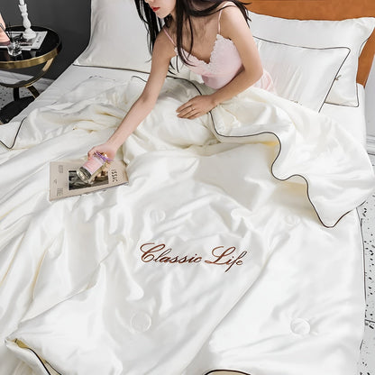 Couverture en soie – CozySilk – Luxe – confort ultime