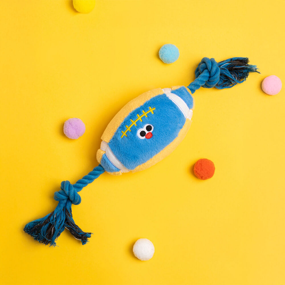 Bâton de baseball en peluche durable Jouet interactif à mâcher pour chien