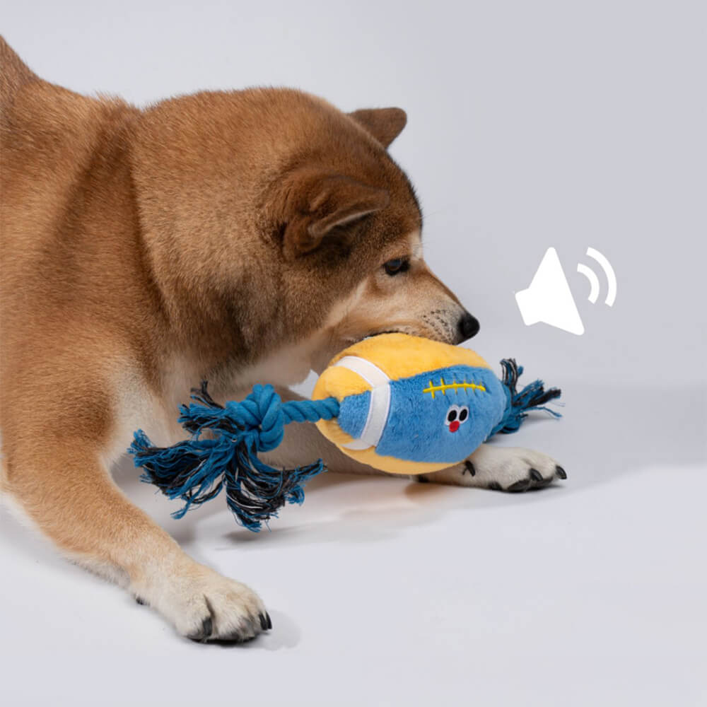 Bâton de baseball en peluche durable Jouet interactif à mâcher pour chien