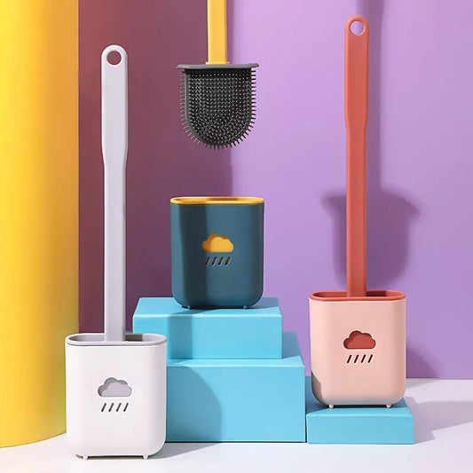 Brosse de toilette en silicone