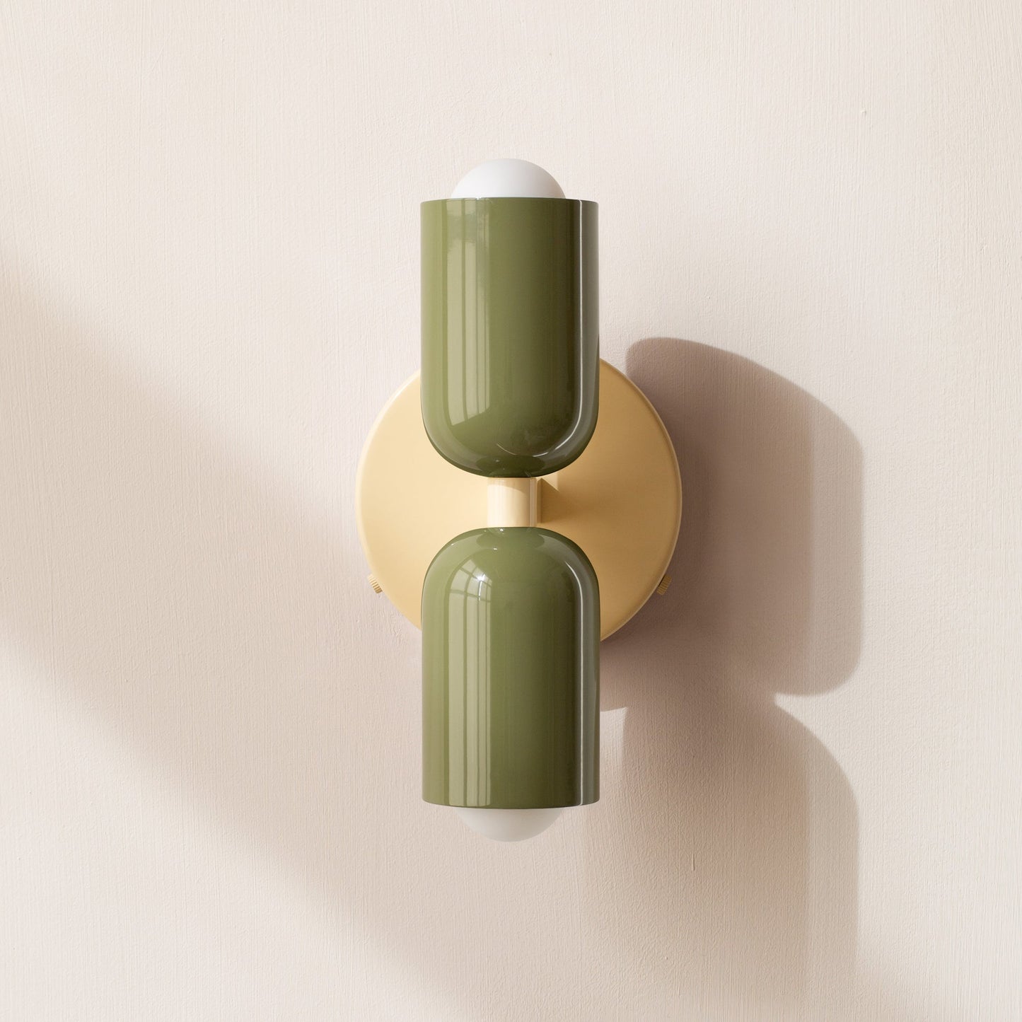 Floroux Applique Murale LED Énergétiquement Efficace à Deux Têtes en Acier Inoxydable