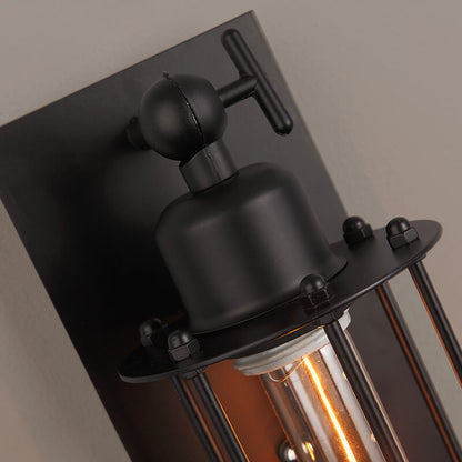 Floroux Applique Murale Industrielle | Lampe à Ampoule Crayon 1 Lumière | Lumière Murale LED | Design Minimaliste