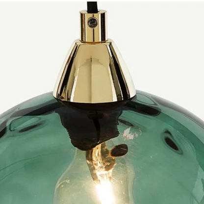 Élégante Lampe Suspendue en Verre pour Intérieurs Luxueux