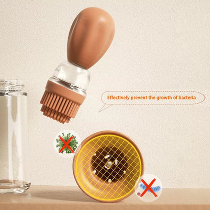 Distributeur d'huile avec brosse