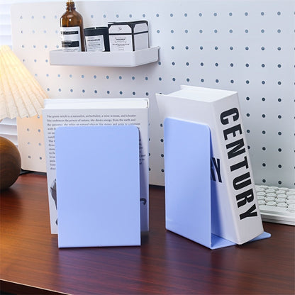 ClearStand - Ensemble de 2 Supports à Livres Transparents Élégants