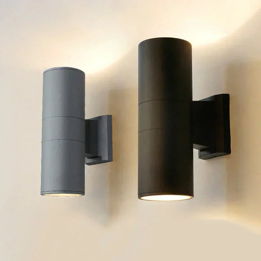 Floroux - Lampe murale extérieure en aluminium