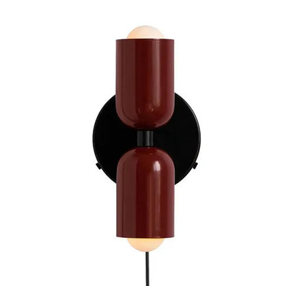 Floroux crème vent double tête chambre lampe de chevet lampe murale française