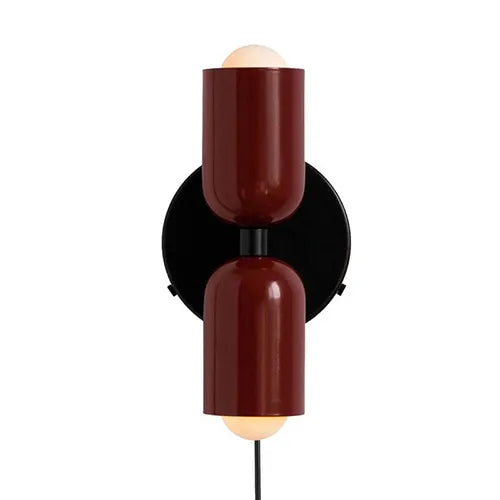 Floroux crème vent double tête chambre lampe de chevet lampe murale française